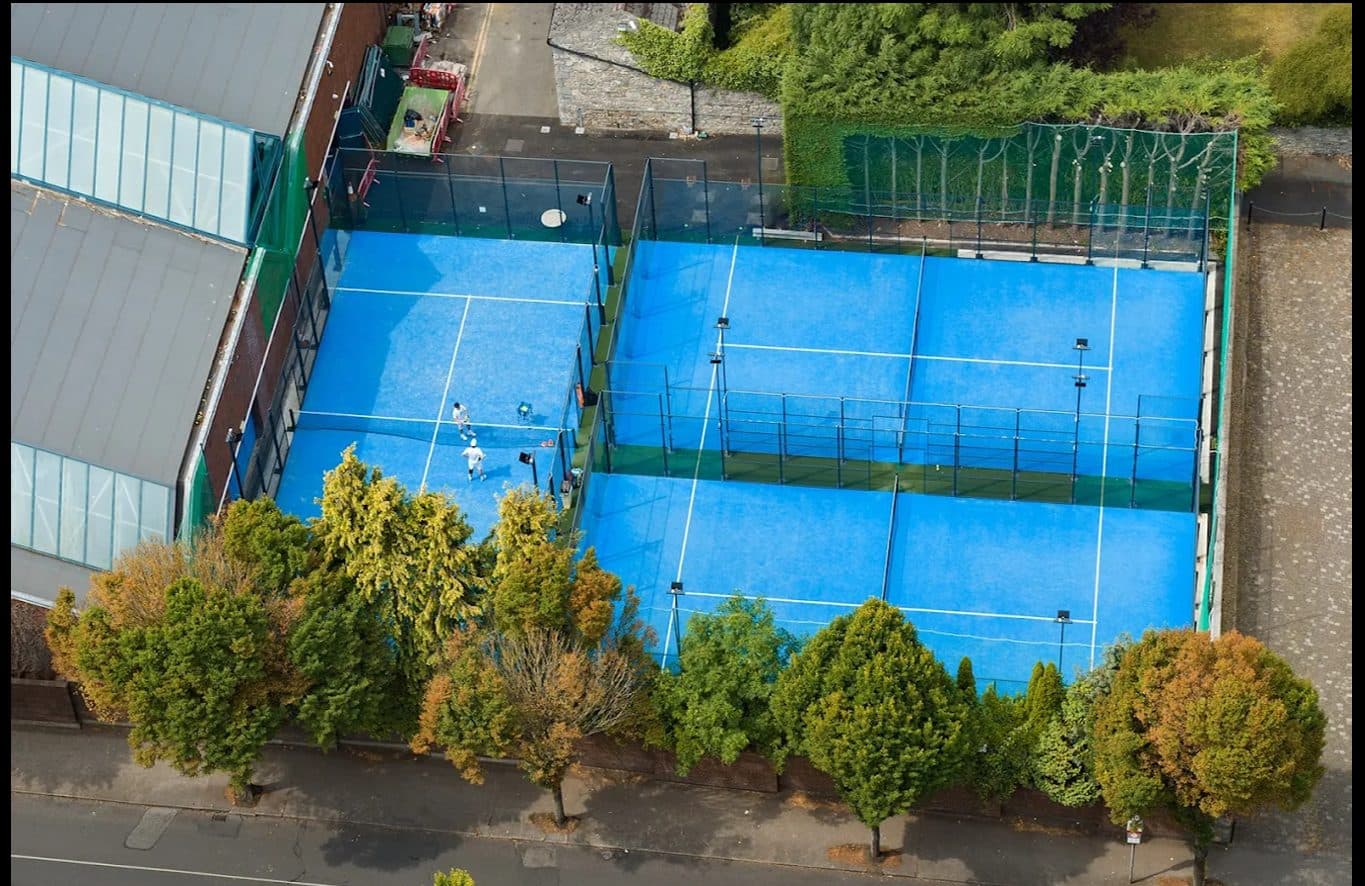 Padel courts at Fitzwilliam Lawn Tennis Club, Dublin
